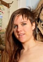 Cute and hairy Bonny strips out of fishnet stockings and lingerie, Bonny (bon014) ATK Archives: Bonny (Cute and hairy Bonny strips out of fishnet stockings and lingerie)