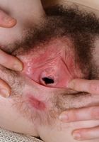 Emma spreads and gapes her tight hairy pink., Emma Evins (emm030) ATK Natural & Hairy: Emma Evins (Emma spreads and gapes her tight hairy pink.)