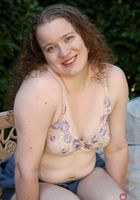 Hairy brunette shows off her curves outdoors, Gemma (gem010) ATK Natural & Hairy: Gemma (Hairy brunette shows off her curves outdoors)