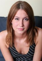 ATK Archives: Ginger (Horny coed babe Ginger teases with her panties and shaved pussy)