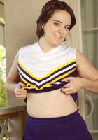 Harley Hex showing her hairy team spirit., Harley Hex (har015) ATK Natural & Hairy: Harley Hex (Harley Hex showing her hairy team spirit.)