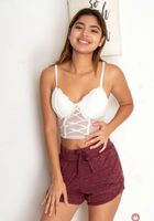 Hazel Heart White Bralette Lingerie, Hazel Heart (haz016) ATK Petites: Hazel Heart (Hazel Heart White Bralette Lingerie)