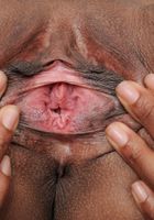 ATK Petites: Karma May (Ebony Karma opens her pussy)